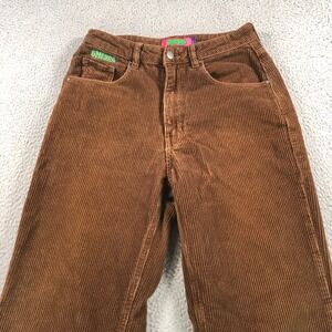 Empyre Pants Women 4 Carafe Brown Corduroy Tori Baggy 90s Skate Straight Y2K